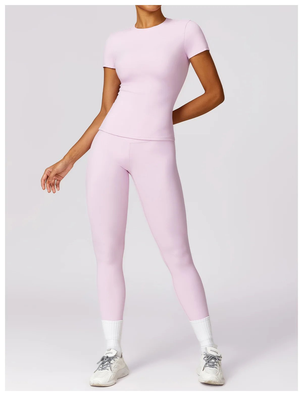 Yoga Shirts Women Top Quick Dry Running Tops Tights Push Up Workout Gym Clothes Female Short Sleeve Fitness Sports T-Shirts