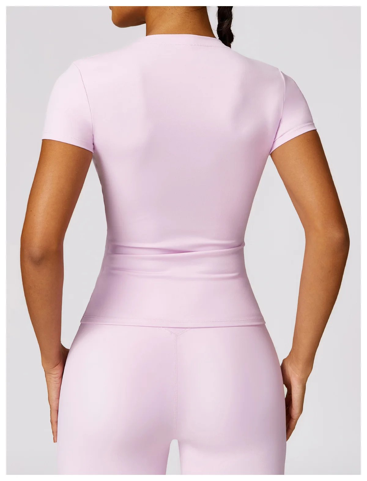 Yoga Shirts Women Top Quick Dry Running Tops Tights Push Up Workout Gym Clothes Female Short Sleeve Fitness Sports T-Shirts