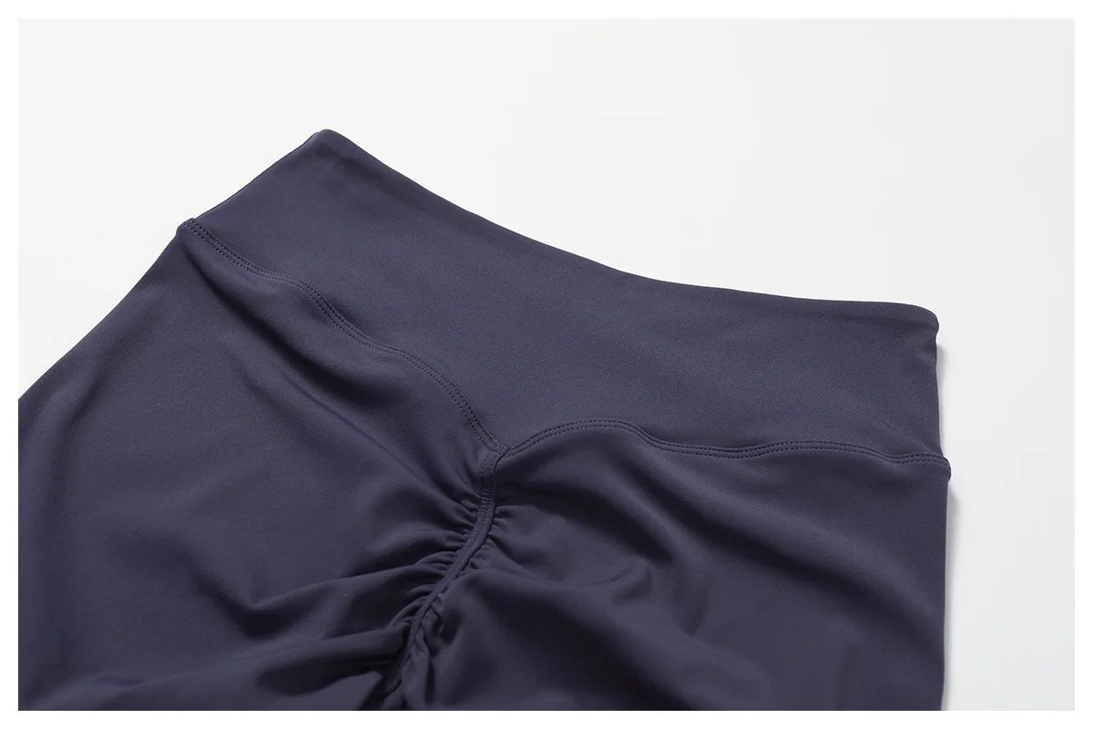 Women's 2PCS Gym Yoga Suit Tight Fitting Sports Set Workout Breathable T Shirts Bra Short Sleeve Crop Top Bell-bottoms Leggings