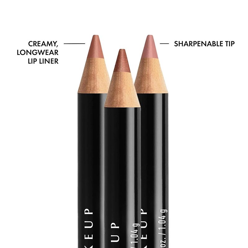 Slim Lip Pencil Long-Lasting Creamy Lip Liner Waterproof Plumping lip Stain Natural Nude Brown Lip Liner Professional Makeup