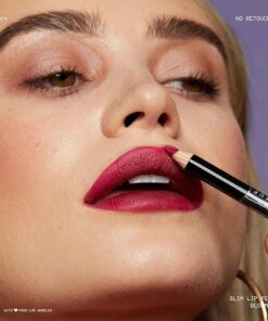 Alternative view of Slim Lip Pencil Long-Lasting Creamy Lip Liner Waterproof Plumping lip Stain Natural Nude Brown Lip Liner Professional Makeup