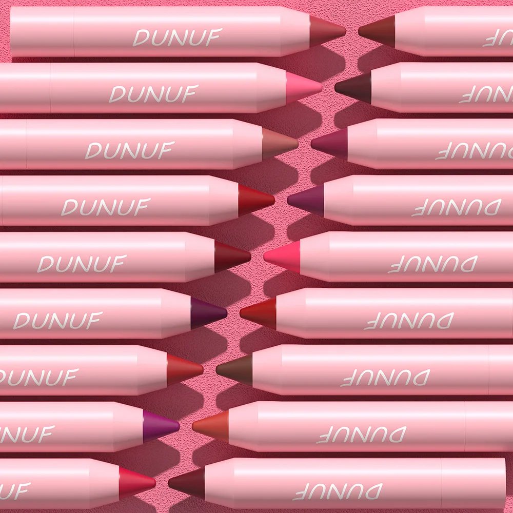 DUNUF Lipstick Pencil Waterproof Sexy Red Nude Purple Matte Tint Lipstick Lasting Lip liner Pen Longlasting Makeup Cosmetic DUNUF Lipstick Pencil Waterproof Sexy Red Nude Purple Matte Tint Lipstick Lasting Lip liner Pen Longlasting Makeup Cosmetic