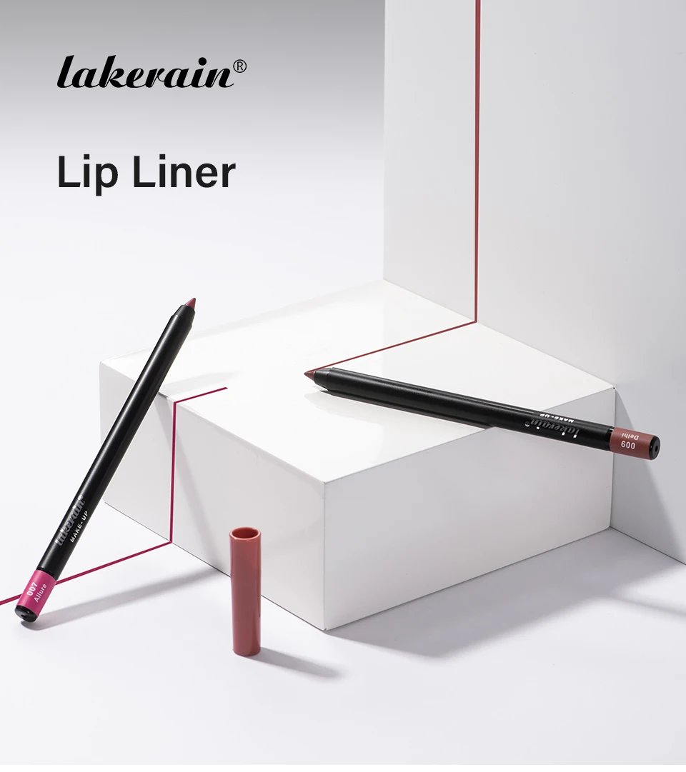 Lot Lip Pencils Set Pencil Lipstick Eyeliner Long Lasting Lip Liner Dark Brown Cosmetics Specific Lips Original Makeup Lipliner