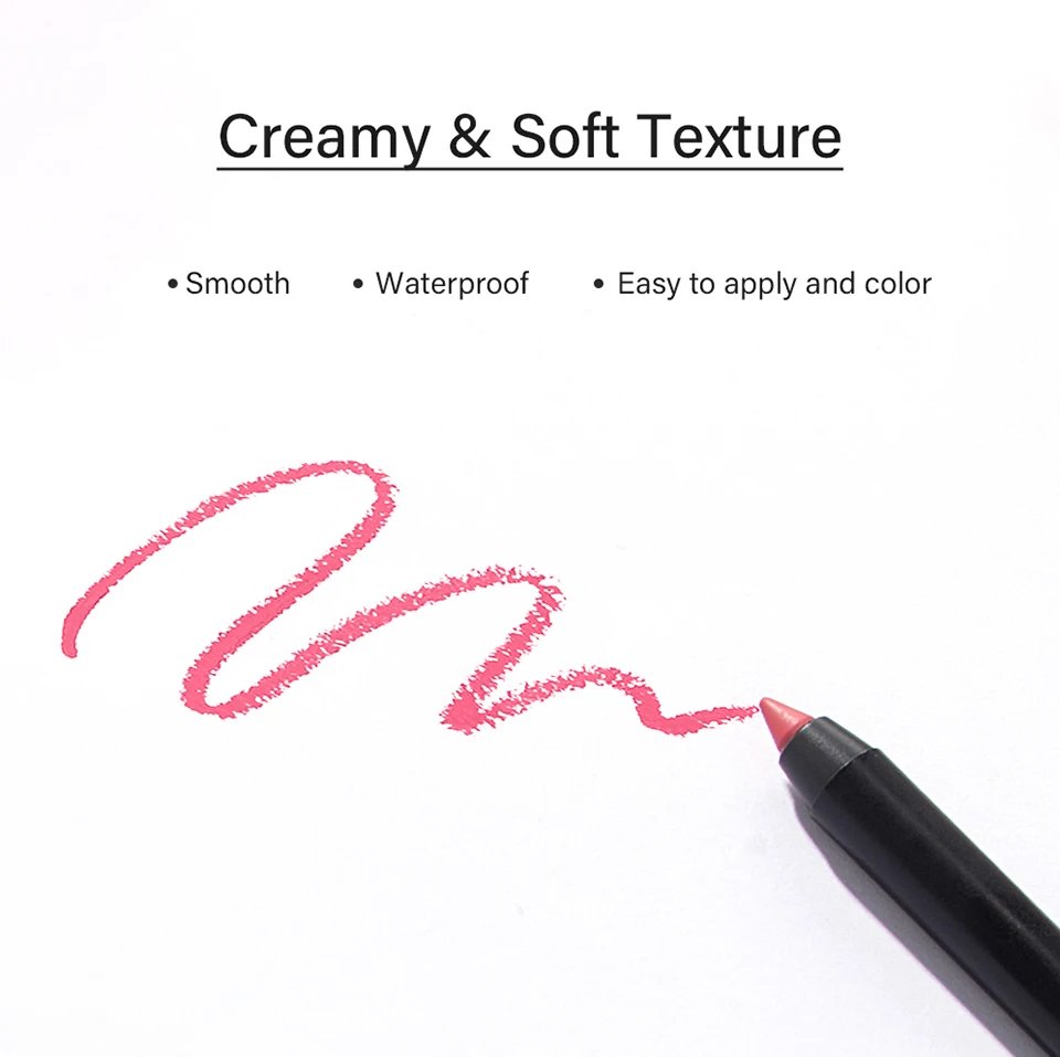 Lot Lip Pencils Set Pencil Lipstick Eyeliner Long Lasting Lip Liner Dark Brown Cosmetics Specific Lips Original Makeup Lipliner