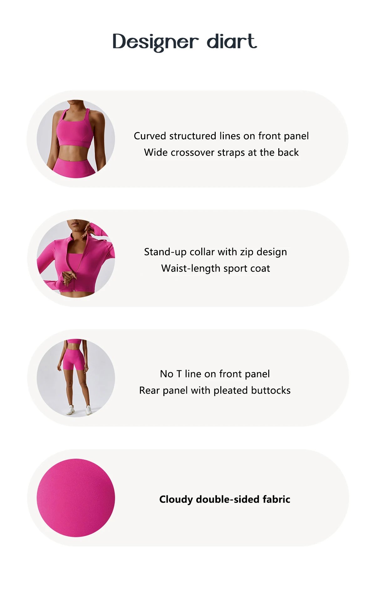Yoga Set 3Pcs Sports Set Women Workout Suit Quick-Drying Yoga Clothes Gym Jackets Sportswear Female Running Jackets Set Women