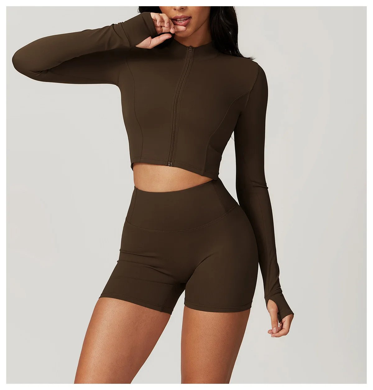 Yoga Set 3Pcs Sports Set Women Workout Suit Quick-Drying Yoga Clothes Gym Jackets Sportswear Female Running Jackets Set Women