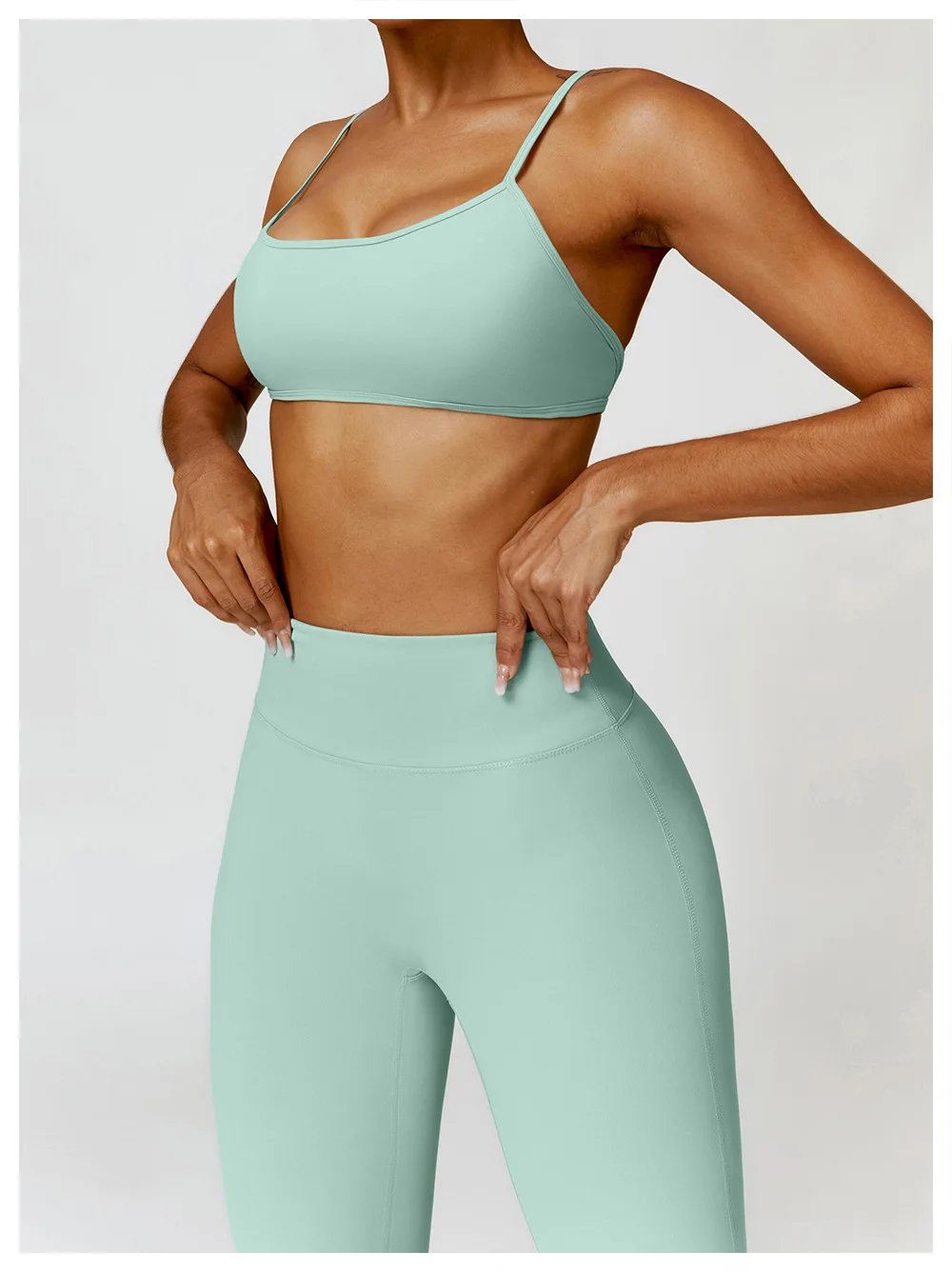 3PCS Seamless Sports Set Women Flared Pants Workout Suit Seamless Yoga Clothing Gym Bra Sportswear Female Running Jackets Set 