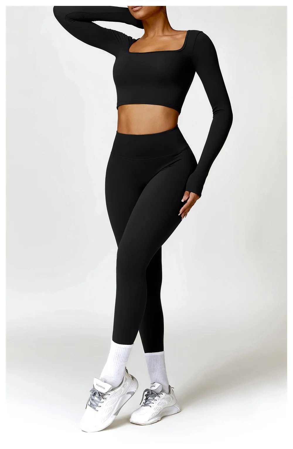 3PCS Seamless Sports Set Women Flared Pants Workout Suit Seamless Yoga Clothing Gym Bra Sportswear Female Running Jackets Set 