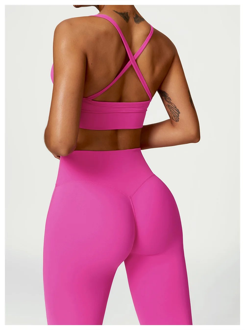 3PCS Seamless Sports Set Women Flared Pants Workout Suit Seamless Yoga Clothing Gym Bra Sportswear Female Running Jackets Set 