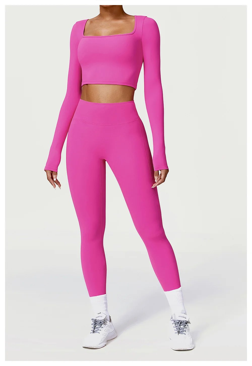 3PCS Seamless Sports Set Women Flared Pants Workout Suit Seamless Yoga Clothing Gym Bra Sportswear Female Running Jackets Set 