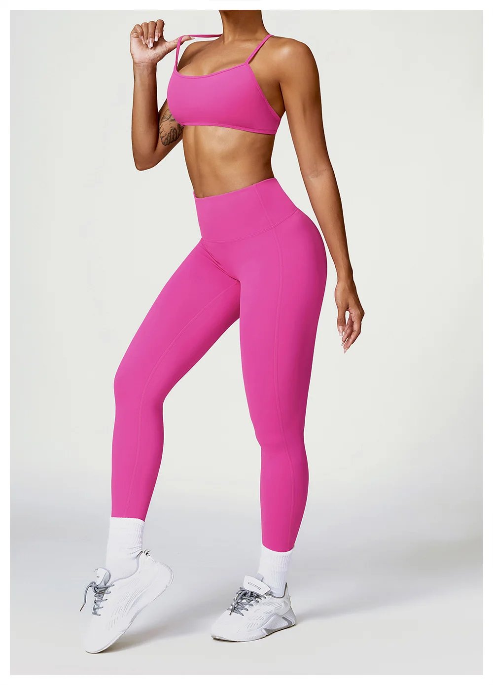 3PCS Seamless Sports Set Women Flared Pants Workout Suit Seamless Yoga Clothing Gym Bra Sportswear Female Running Jackets Set 