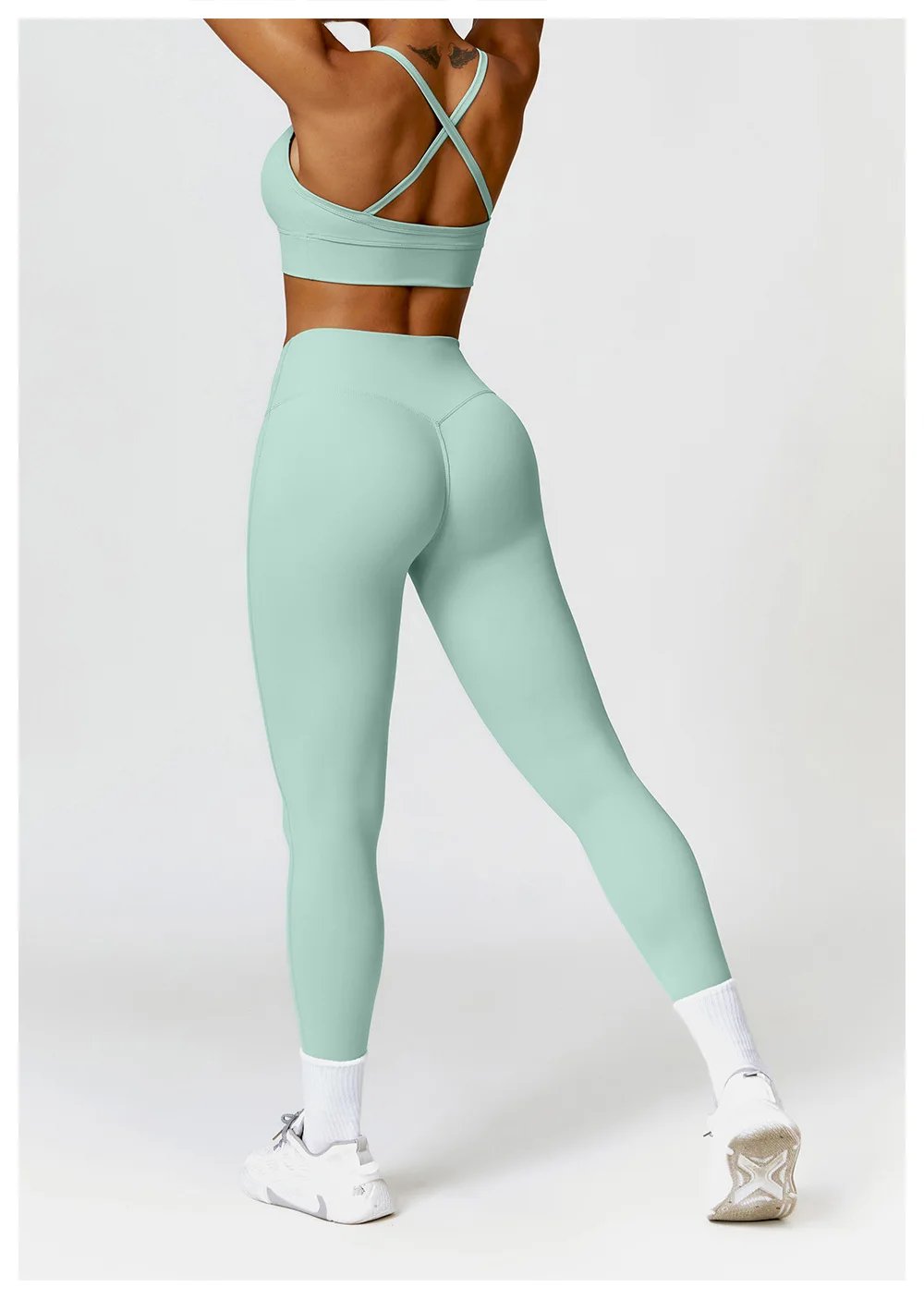 3PCS Seamless Sports Set Women Flared Pants Workout Suit Seamless Yoga Clothing Gym Bra Sportswear Female Running Jackets Set 