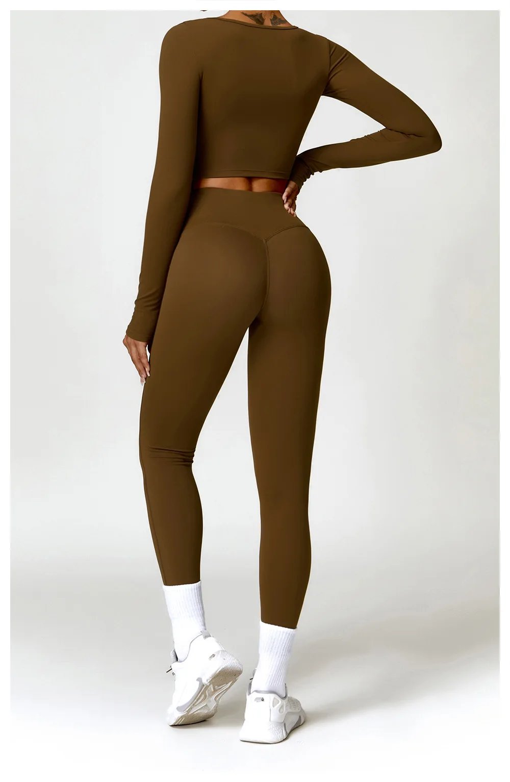 3PCS Seamless Sports Set Women Flared Pants Workout Suit Seamless Yoga Clothing Gym Bra Sportswear Female Running Jackets Set 