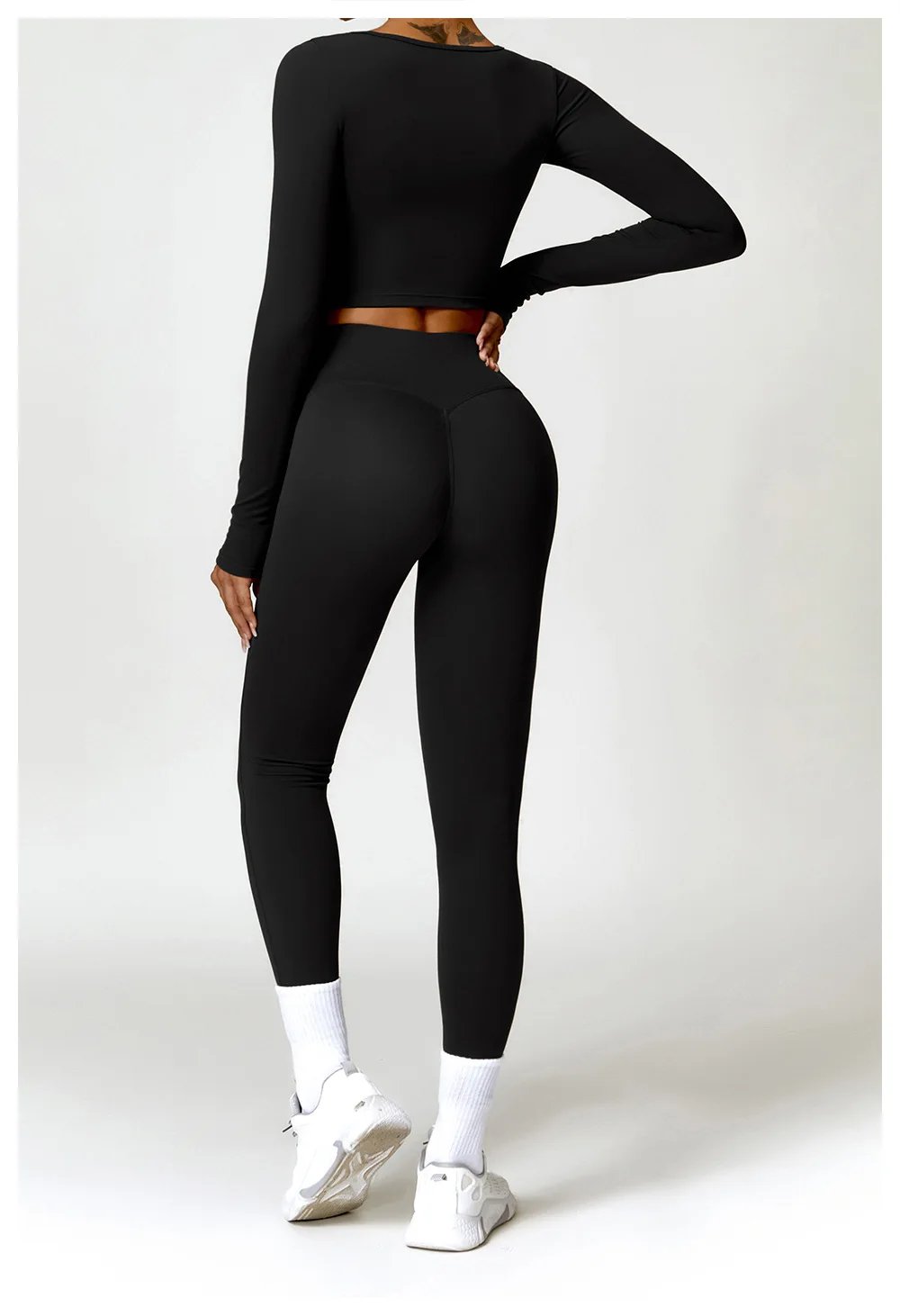 3PCS Seamless Sports Set Women Flared Pants Workout Suit Seamless Yoga Clothing Gym Bra Sportswear Female Running Jackets Set 