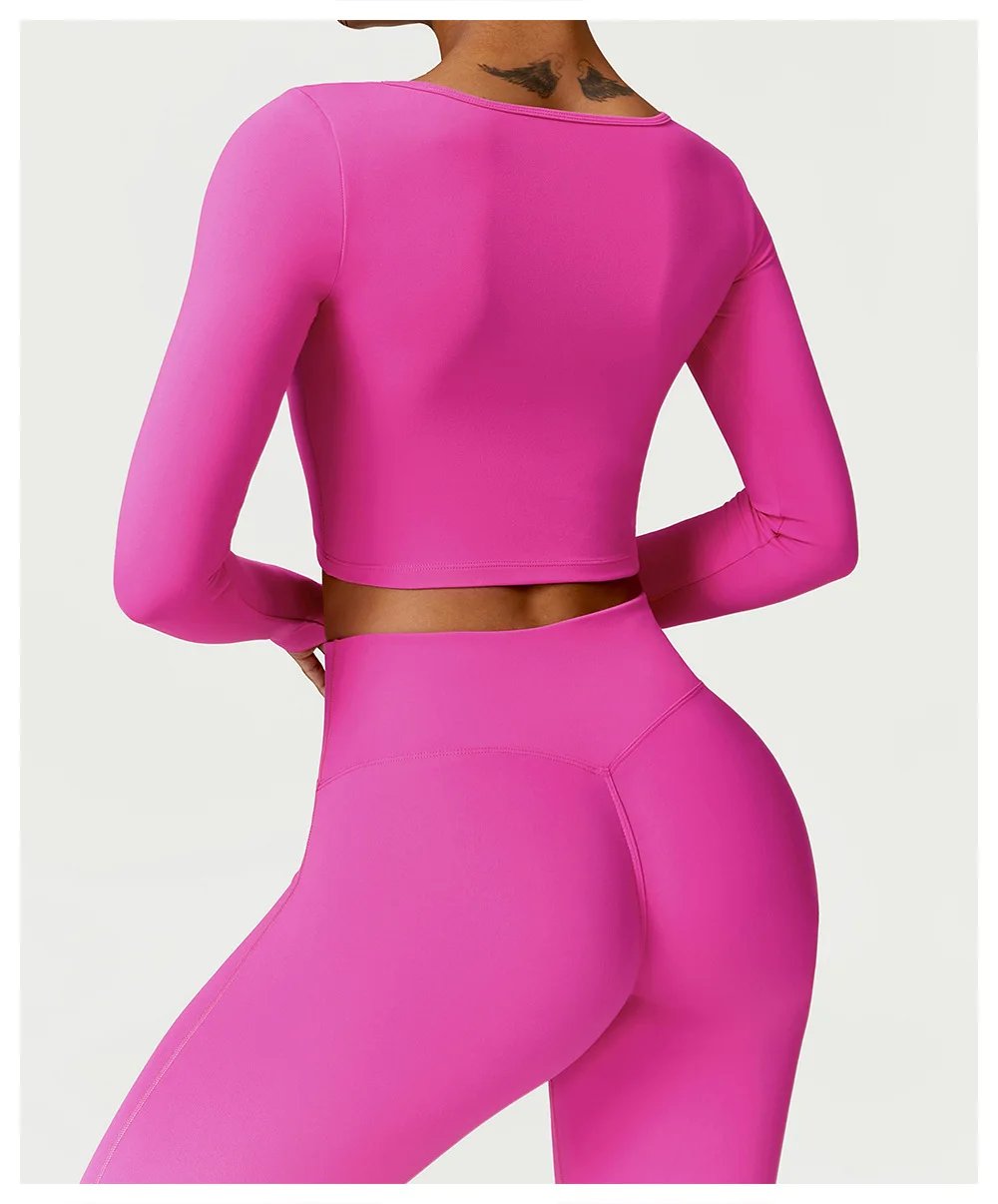 3PCS Seamless Sports Set Women Flared Pants Workout Suit Seamless Yoga Clothing Gym Bra Sportswear Female Running Jackets Set 