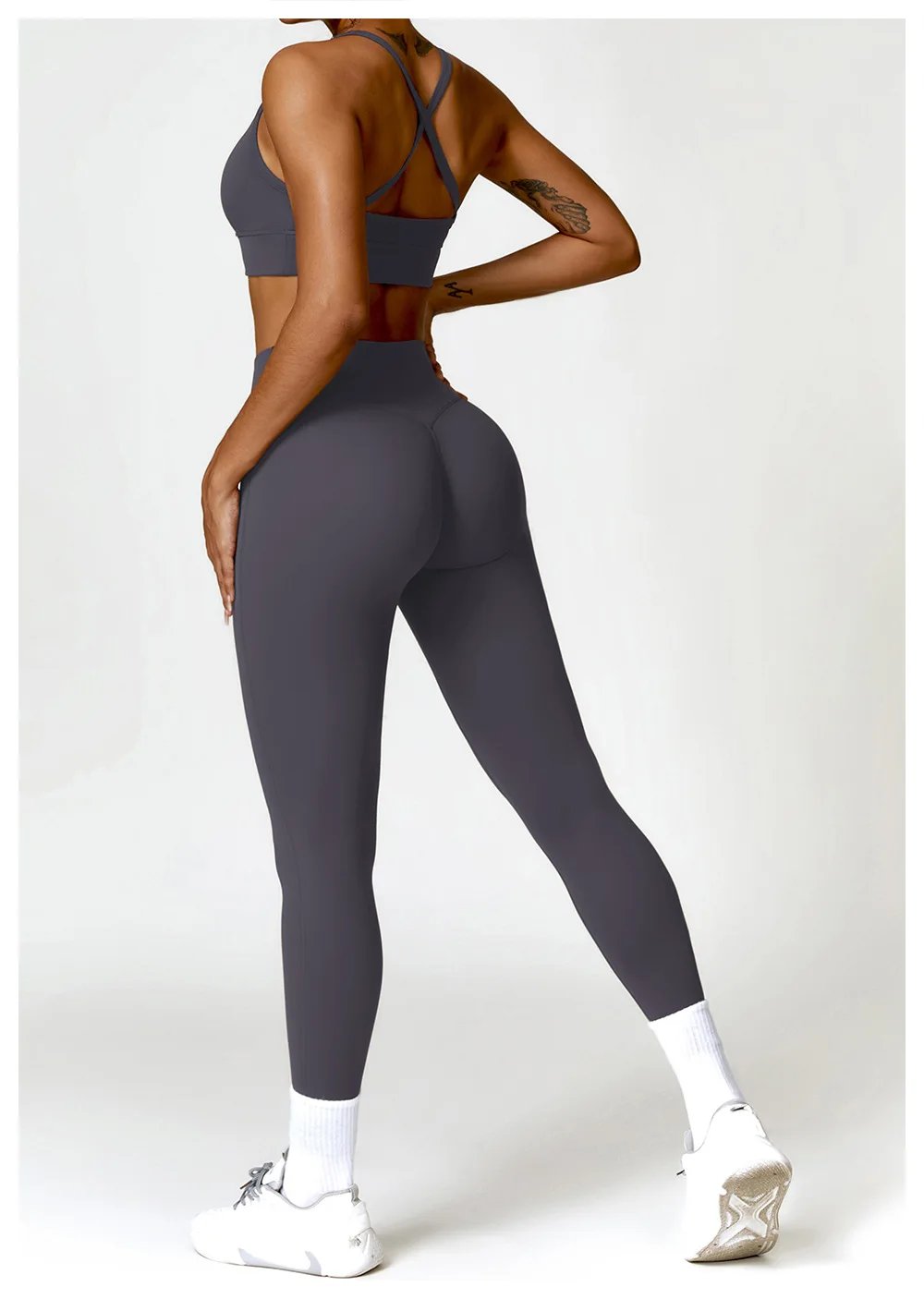 3PCS Seamless Sports Set Women Flared Pants Workout Suit Seamless Yoga Clothing Gym Bra Sportswear Female Running Jackets Set 