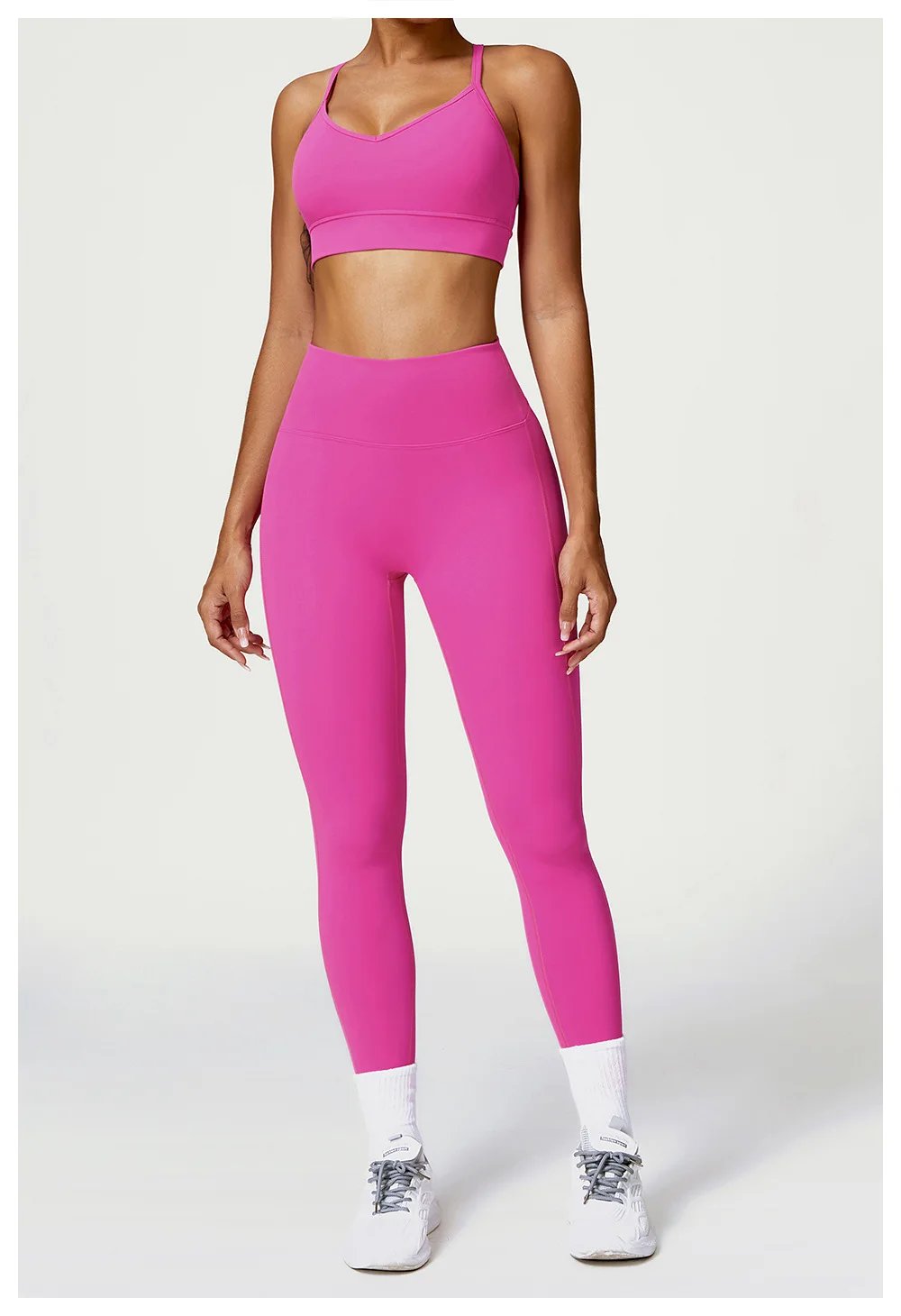 3PCS Seamless Sports Set Women Flared Pants Workout Suit Seamless Yoga Clothing Gym Bra Sportswear Female Running Jackets Set 