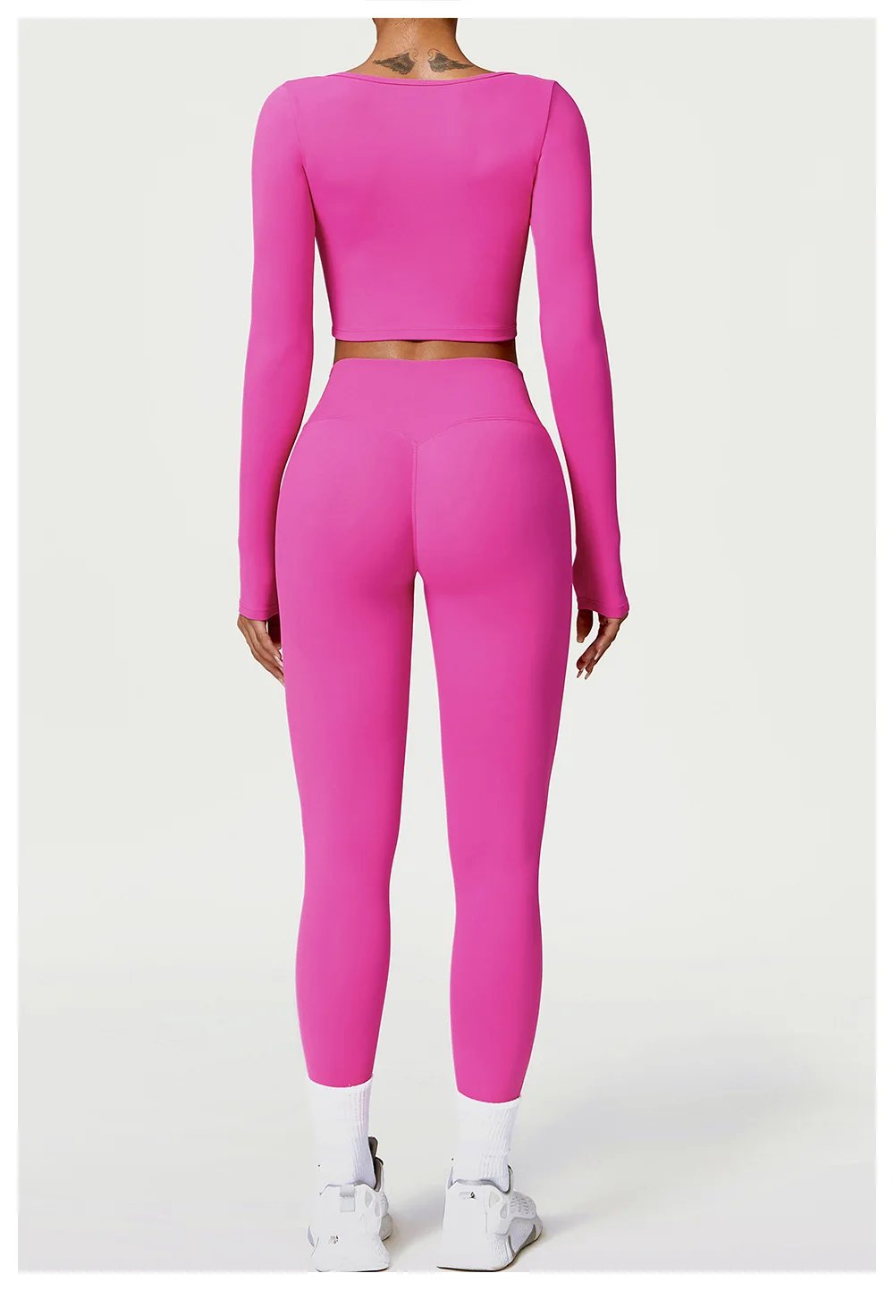 3PCS Seamless Sports Set Women Flared Pants Workout Suit Seamless Yoga Clothing Gym Bra Sportswear Female Running Jackets Set 