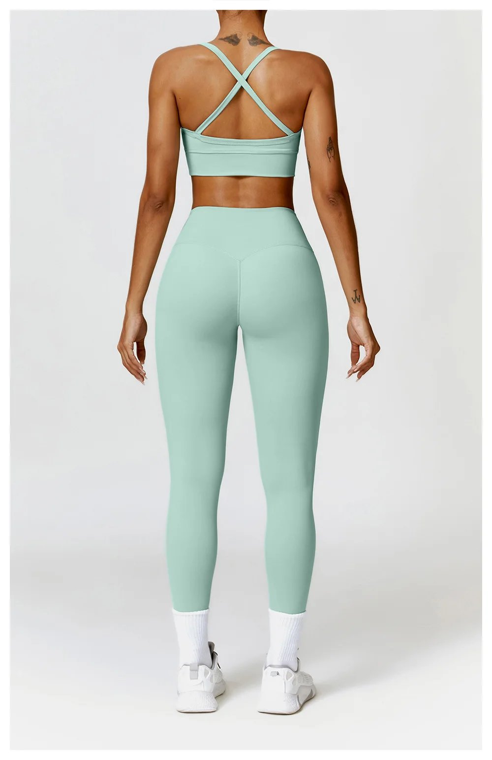 3PCS Seamless Sports Set Women Flared Pants Workout Suit Seamless Yoga Clothing Gym Bra Sportswear Female Running Jackets Set 