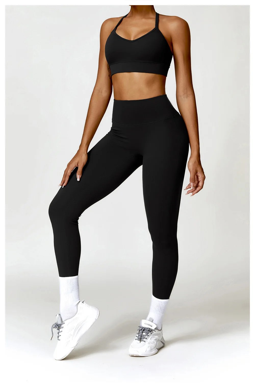 3PCS Seamless Sports Set Women Flared Pants Workout Suit Seamless Yoga Clothing Gym Bra Sportswear Female Running Jackets Set 