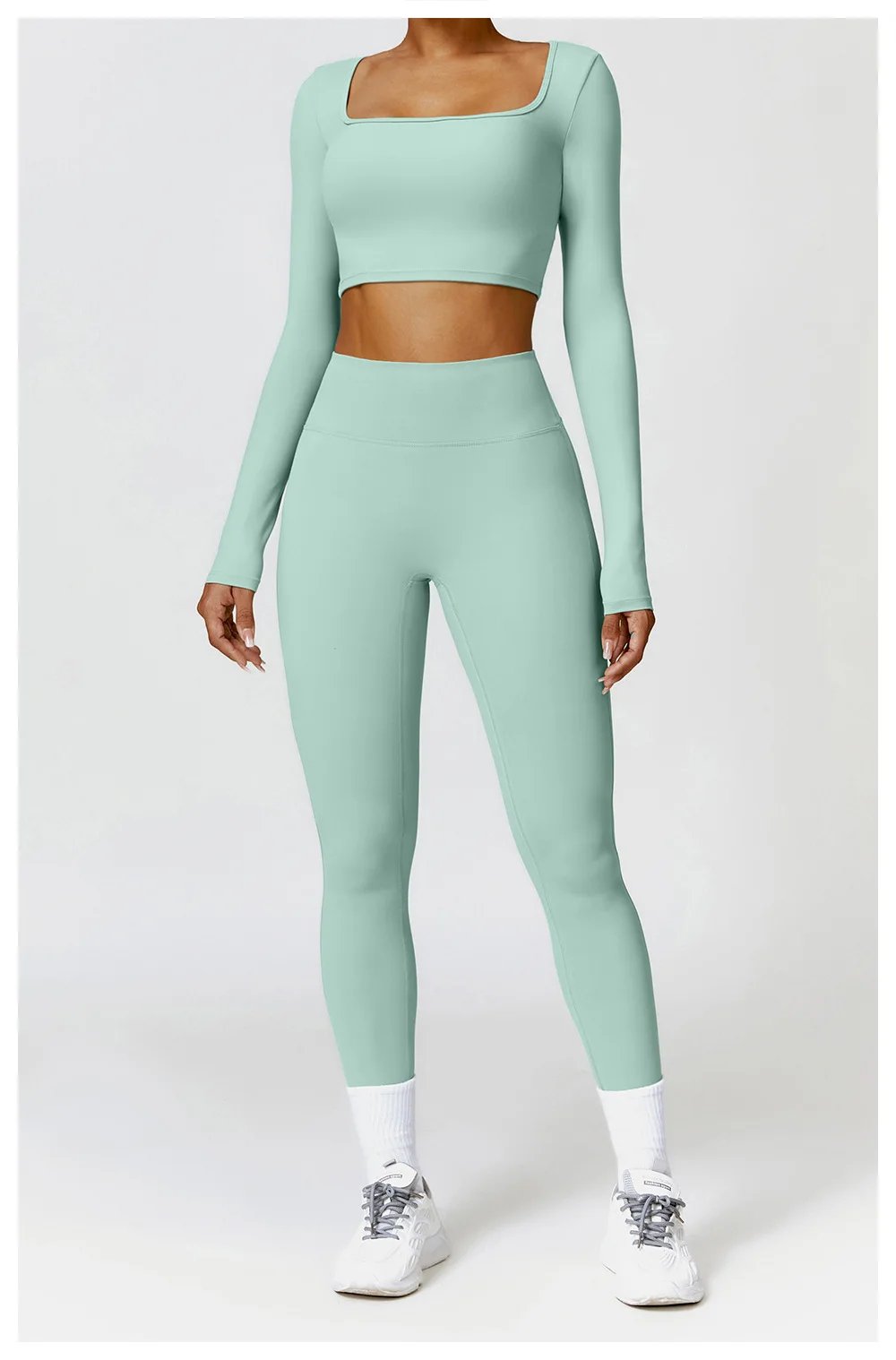 3PCS Seamless Sports Set Women Flared Pants Workout Suit Seamless Yoga Clothing Gym Bra Sportswear Female Running Jackets Set 