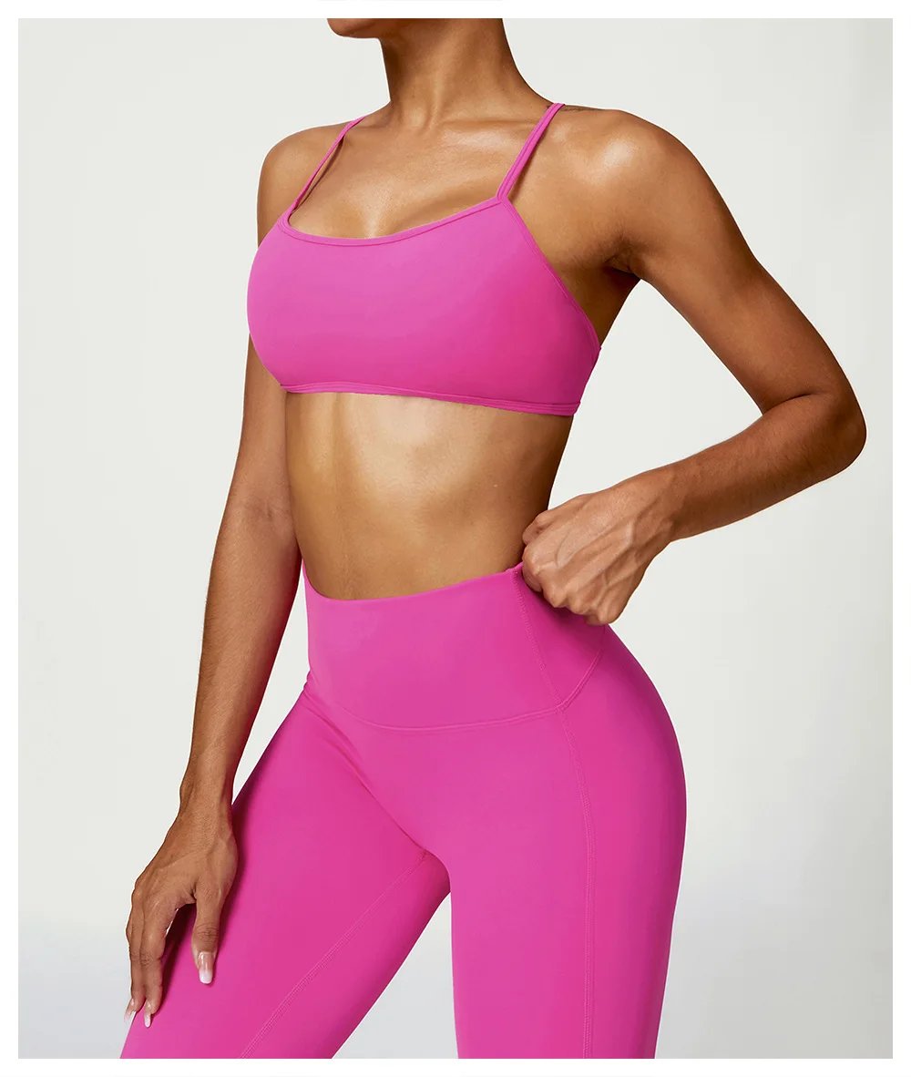 3PCS Seamless Sports Set Women Flared Pants Workout Suit Seamless Yoga Clothing Gym Bra Sportswear Female Running Jackets Set 