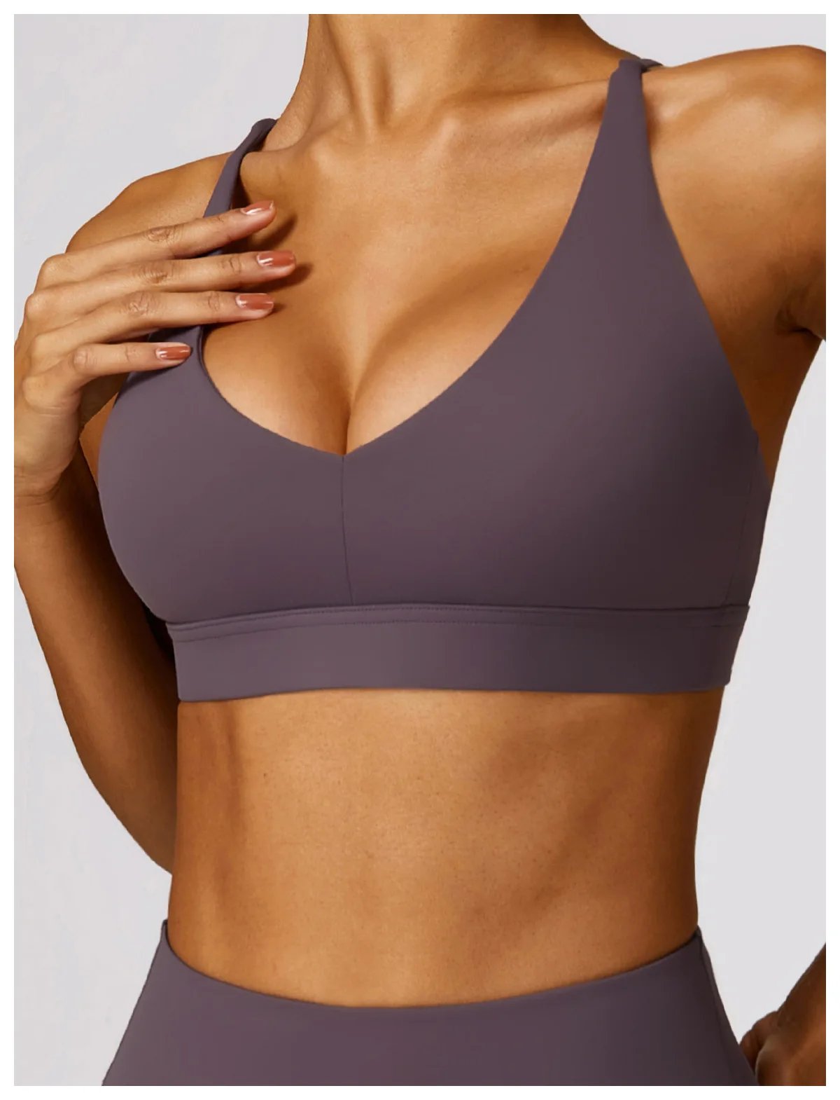 Yoga Set 2 Pieces Women Tracksuits Workout Sportswear Gym Clothing Fitness Long Sleeve Crop Top High Waist Leggings Sports Suits