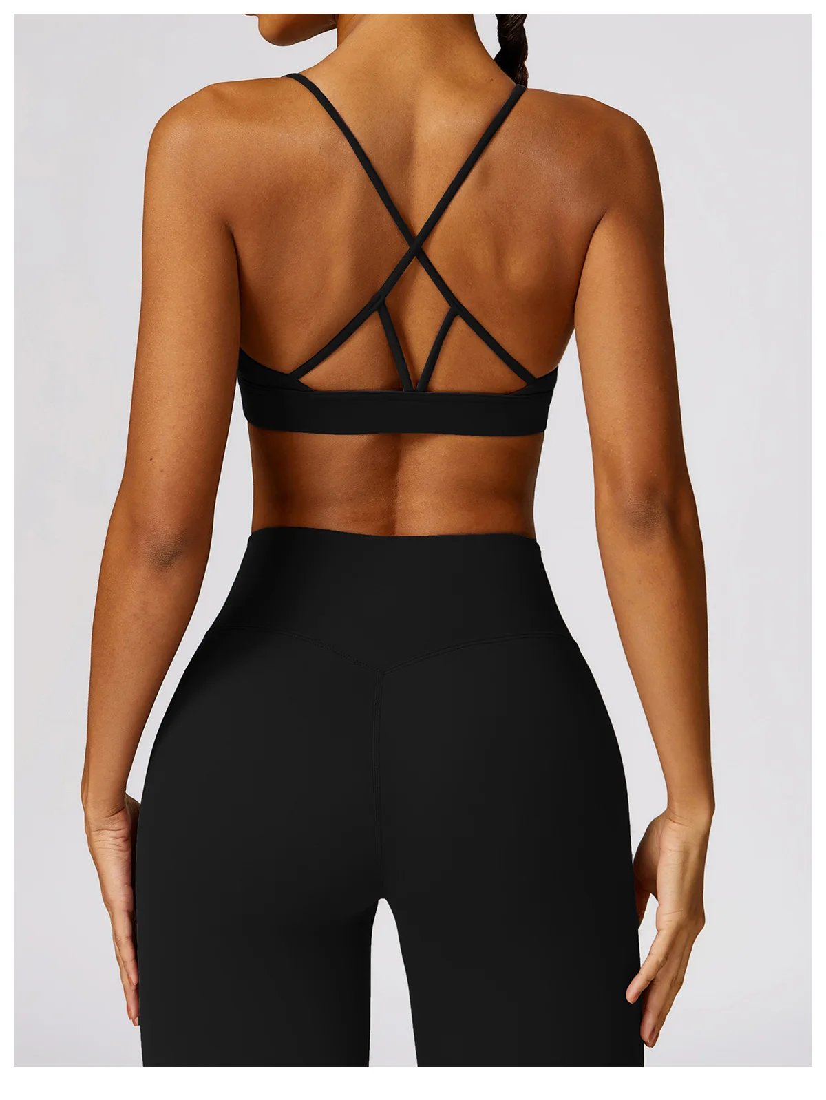 Yoga Set 2 Pieces Women Tracksuits Workout Sportswear Gym Clothing Fitness Long Sleeve Crop Top High Waist Leggings Sports Suits