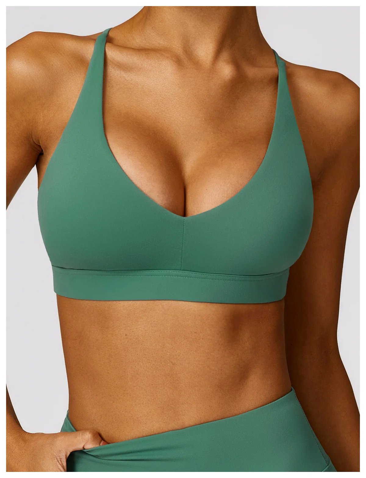 Yoga Set 2 Pieces Women Tracksuits Workout Sportswear Gym Clothing Fitness Long Sleeve Crop Top High Waist Leggings Sports Suits