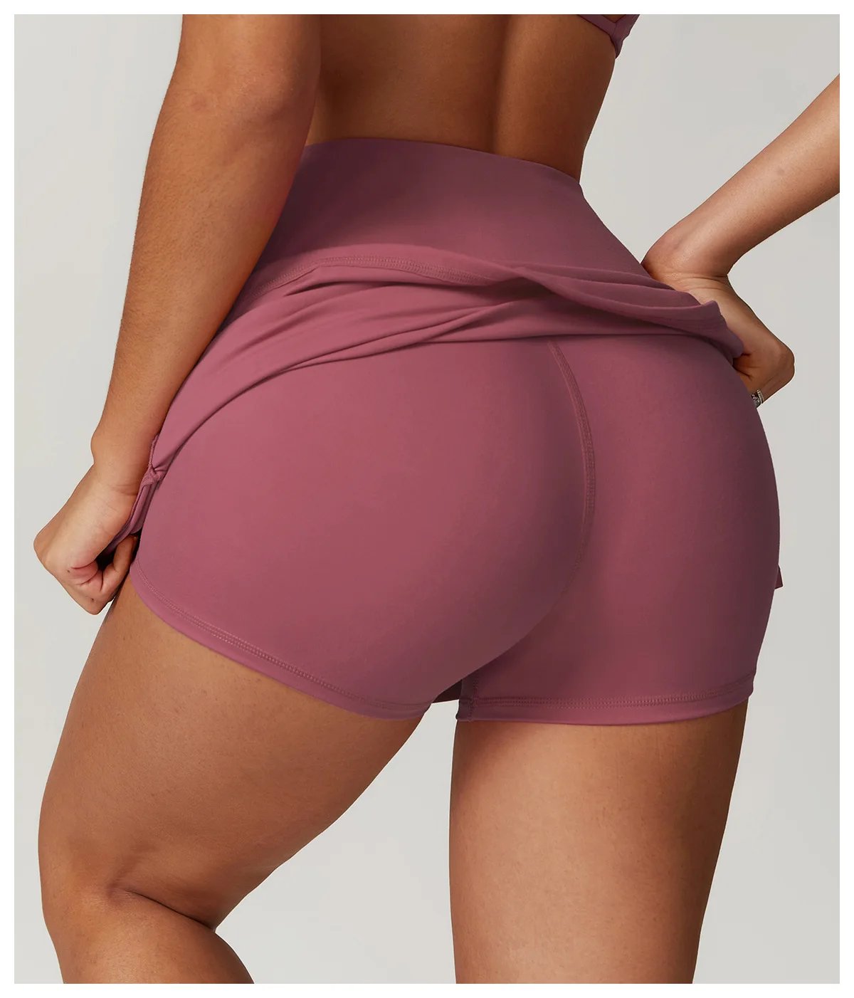 Summer Tennis Skirts Women Shorts Golf Pantskirt Sports Fitness Shorts High Waist Yoga Running Shorts Skirt Gym Workout Clothing