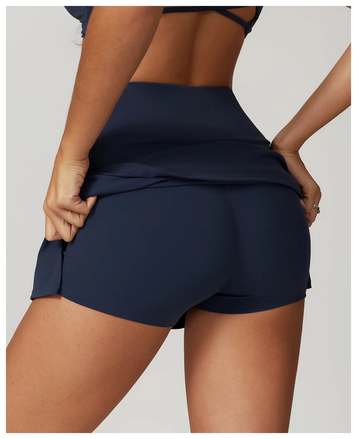 Summer Tennis Skirts Women Shorts Golf Pantskirt Sports Fitness Shorts High Waist Yoga Running Shorts Skirt Gym Workout Clothing