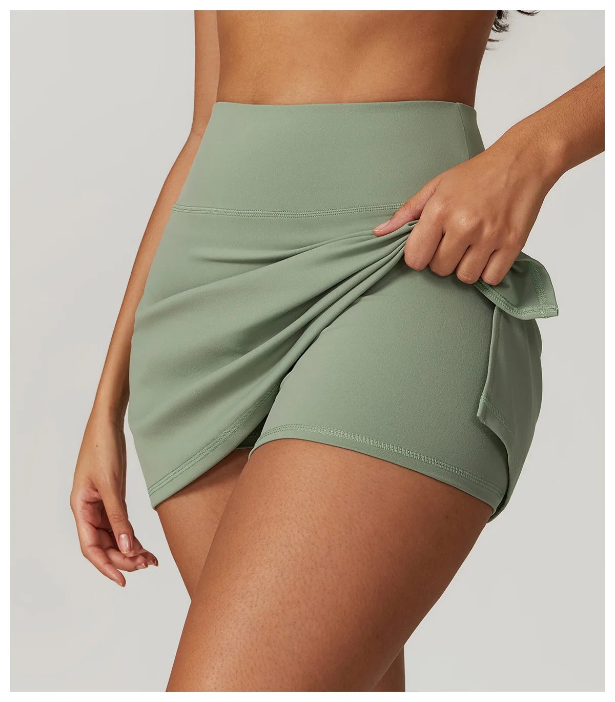 Summer Tennis Skirts Women Shorts Golf Pantskirt Sports Fitness Shorts High Waist Yoga Running Shorts Skirt Gym Workout Clothing