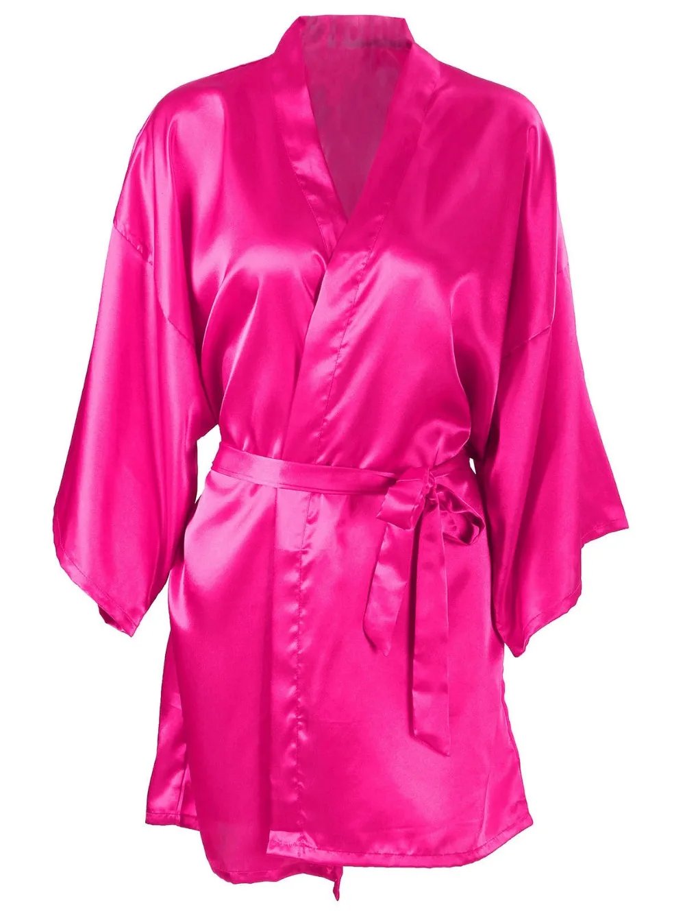 Women Silk Satin Short Night Robe Solid Kimono Robe Fashion Bath Robe Sexy Bathrobe Peignoir Femme Wedding Bride Bridesmaid Robe Women Silk Satin Short Night Robe Solid Kimono Robe Fashion Bath Robe Sexy Bathrobe Peignoir Femme Wedding Bride Bridesmaid Robe