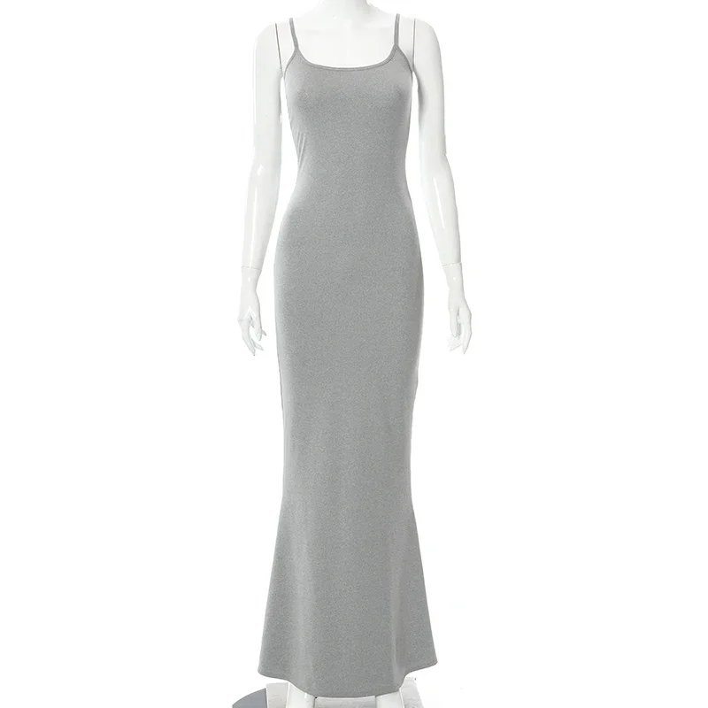 Y2K Sexy Maxi Dress for Women 2024 Autumn Backless Slim Party Dress Pullover Concise платье Female Long Bodycon Brown Vestidos Y2K Sexy Maxi Dress for Women 2024 Autumn Backless Slim Party Dress Pullover Concise платье Female Long Bodycon Brown Vestidos