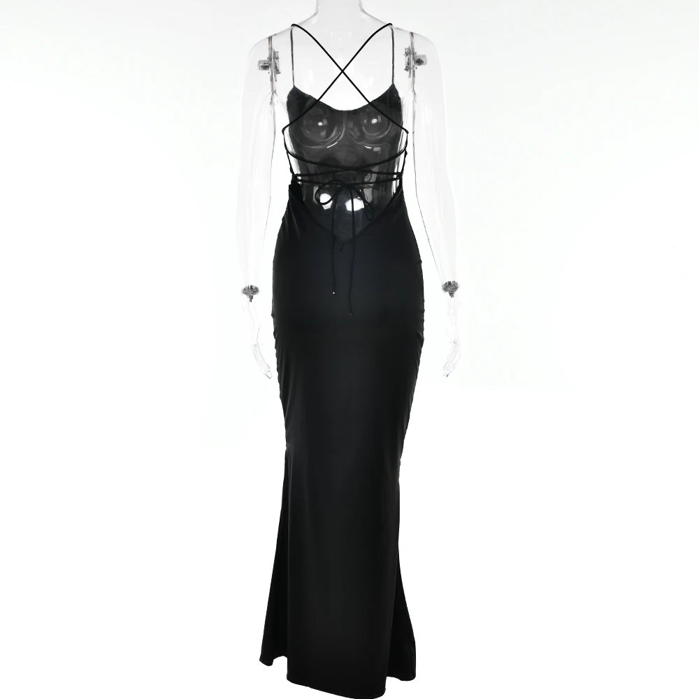 Articat Satin Backless Lace Up Mermaid Slip Dress Women Sweetheart Neck Sexy Slim Bodycon Dresses Elegant Silk Gown Partywear Articat Satin Backless Lace Up Mermaid Slip Dress Women Sweetheart Neck Sexy Slim Bodycon Dresses Elegant Silk Gown Partywear