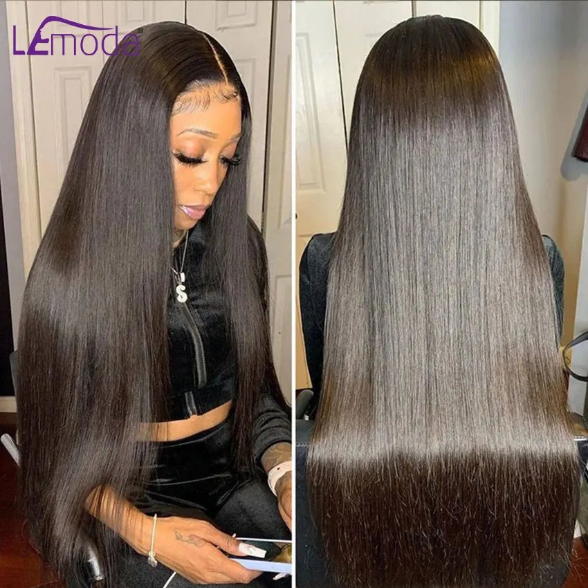 HD Lace Frontal Wig 13x6 13x4 Lace Front Human Hair Wigs Lemoda Remy Wig For Women 34 32 Inch Straight Transparent Lace Wig HD Lace Frontal Wig 13x6 13x4 Lace Front Human Hair Wigs Lemoda Remy Wig For Women 34 32 Inch Straight Transparent Lace Wig