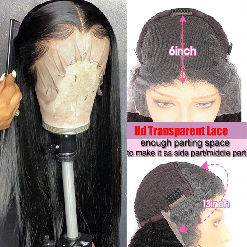 HD Lace Frontal Wig 13x6 13x4 Lace Front Human Hair Wigs Lemoda Remy Wig For Women 34 32 Inch Straight Transparent Lace Wig HD Lace Frontal Wig 13x6 13x4 Lace Front Human Hair Wigs Lemoda Remy Wig For Women 34 32 Inch Straight Transparent Lace Wig