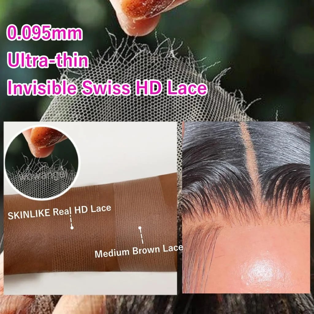 13x6 HD Lace Frontal Wig Deep Wave 250 Density SKINLIKE Real HD Lace Wig Virgin Hair Pre plucked 13x4 Lace Wig Human Hair Lemoda 13x6 HD Lace Frontal Wig Deep Wave 250 Density SKINLIKE Real HD Lace Wig Virgin Hair Pre plucked 13x4 Lace Wig Human Hair Lemoda