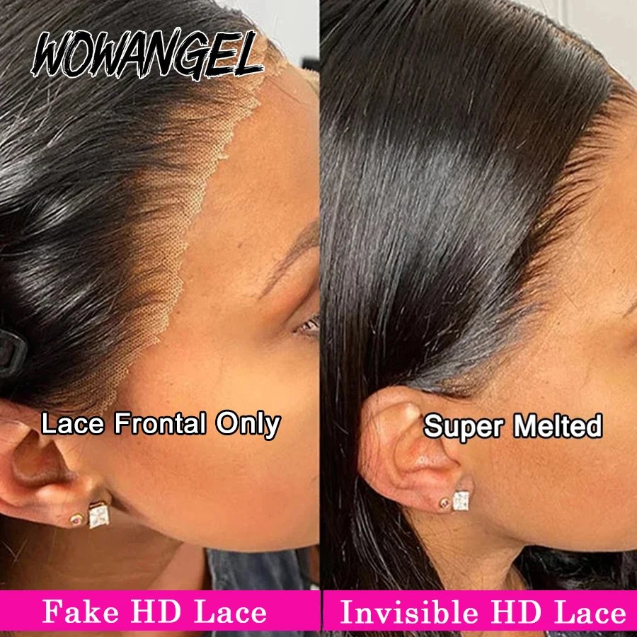 Wow Angel 13x4 13x6 HD Lace Frontal Only Melt Skins Brazilian Straight Human Hair 5x5 6x6 HD Lace Closure Pre Plucked Free Part Wow Angel 13x4 13x6 HD Lace Frontal Only Melt Skins Brazilian Straight Human Hair 5x5 6x6 HD Lace Closure Pre Plucked Free Part