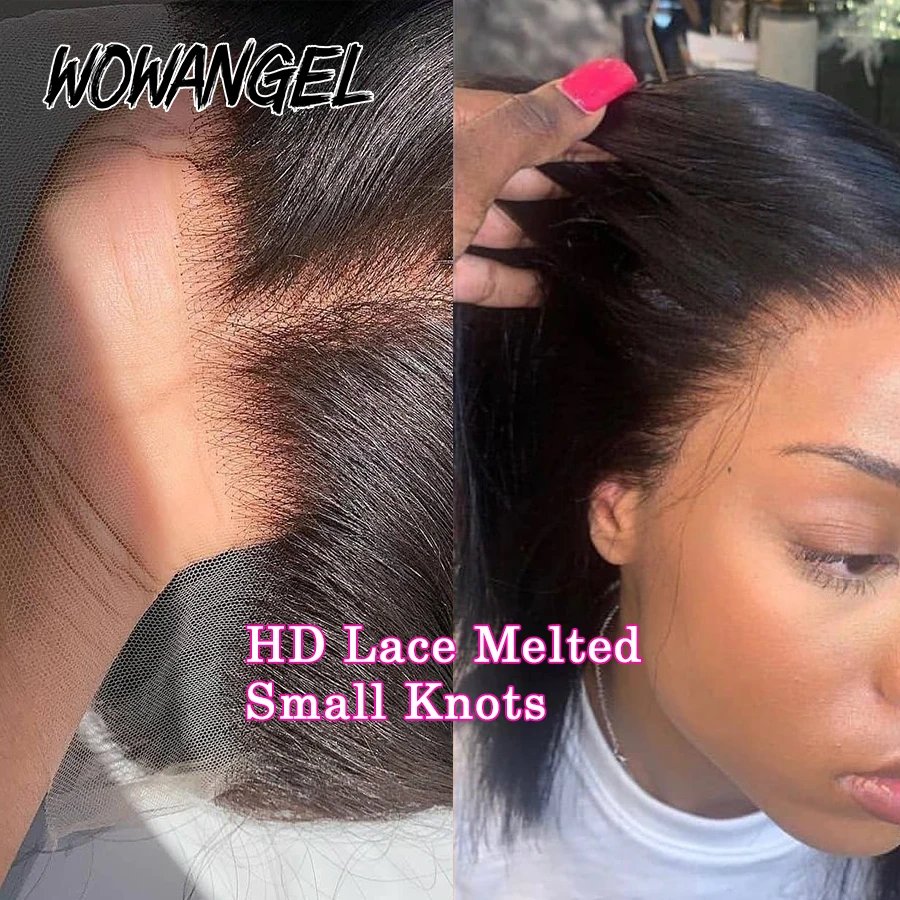 Wow Angel 13x4 13x6 HD Lace Frontal Only Melt Skins Brazilian Straight Human Hair 5x5 6x6 HD Lace Closure Pre Plucked Free Part Wow Angel 13x4 13x6 HD Lace Frontal Only Melt Skins Brazilian Straight Human Hair 5x5 6x6 HD Lace Closure Pre Plucked Free Part