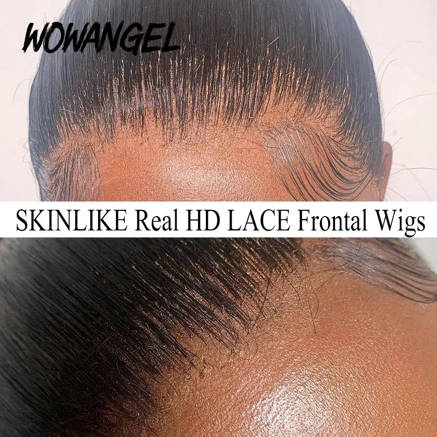 Wowangel 13x6 Full Lace Frontal Wig HD Lace Frontal Wigs Body Wave Human Hair Wigs 250% HD Lace Closure Wigs Melt Skins Glueless Wowangel 13x6 Full Lace Frontal Wig HD Lace Frontal Wigs Body Wave Human Hair Wigs 250% HD Lace Closure Wigs Melt Skins Glueless
