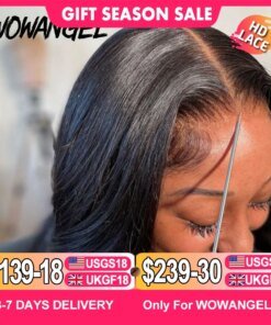 Wowangel 13x6 Full Lace Frontal Wig HD Lace Frontal Wigs Body Wave Human Hair Wigs 250% HD Lace Closure Wigs Melt Skins Glueless