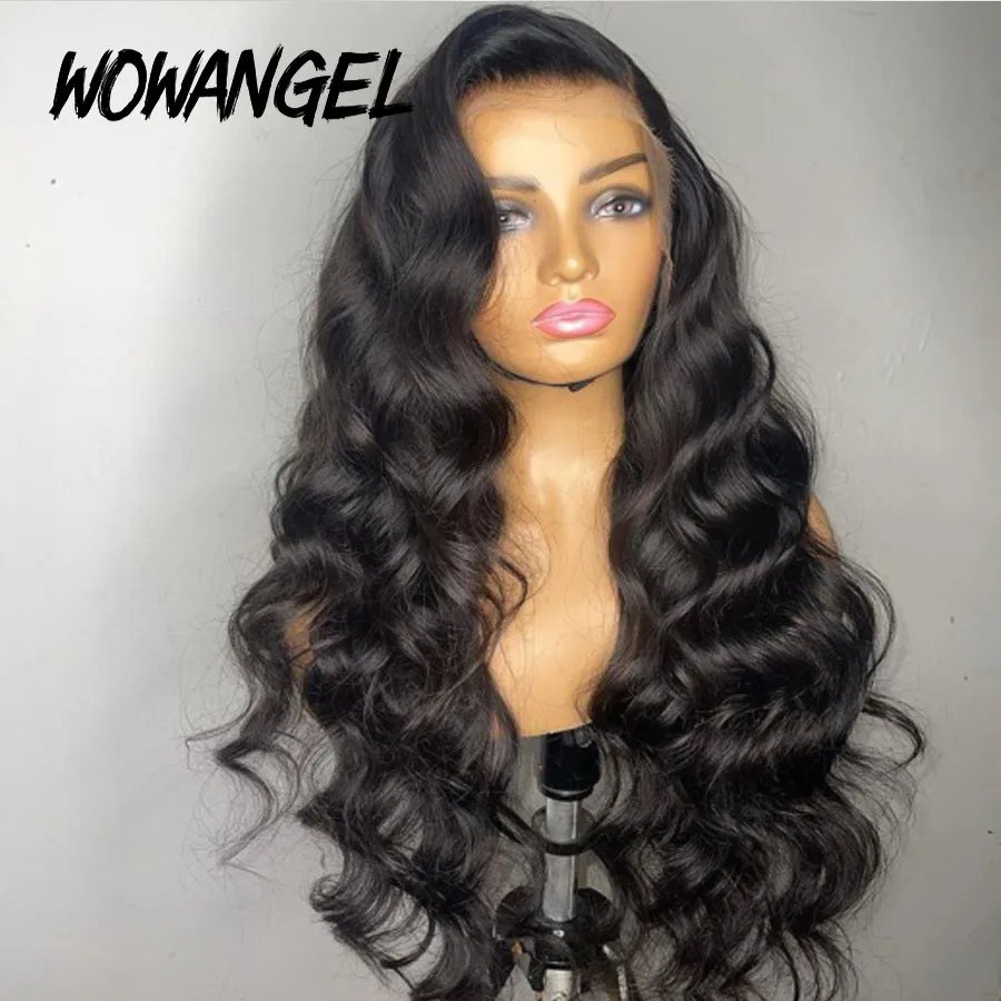 Wowangel 13x6 Full Lace Frontal Wig HD Lace Frontal Wigs Body Wave Human Hair Wigs 250% HD Lace Closure Wigs Melt Skins Glueless Wowangel 13x6 Full Lace Frontal Wig HD Lace Frontal Wigs Body Wave Human Hair Wigs 250% HD Lace Closure Wigs Melt Skins Glueless