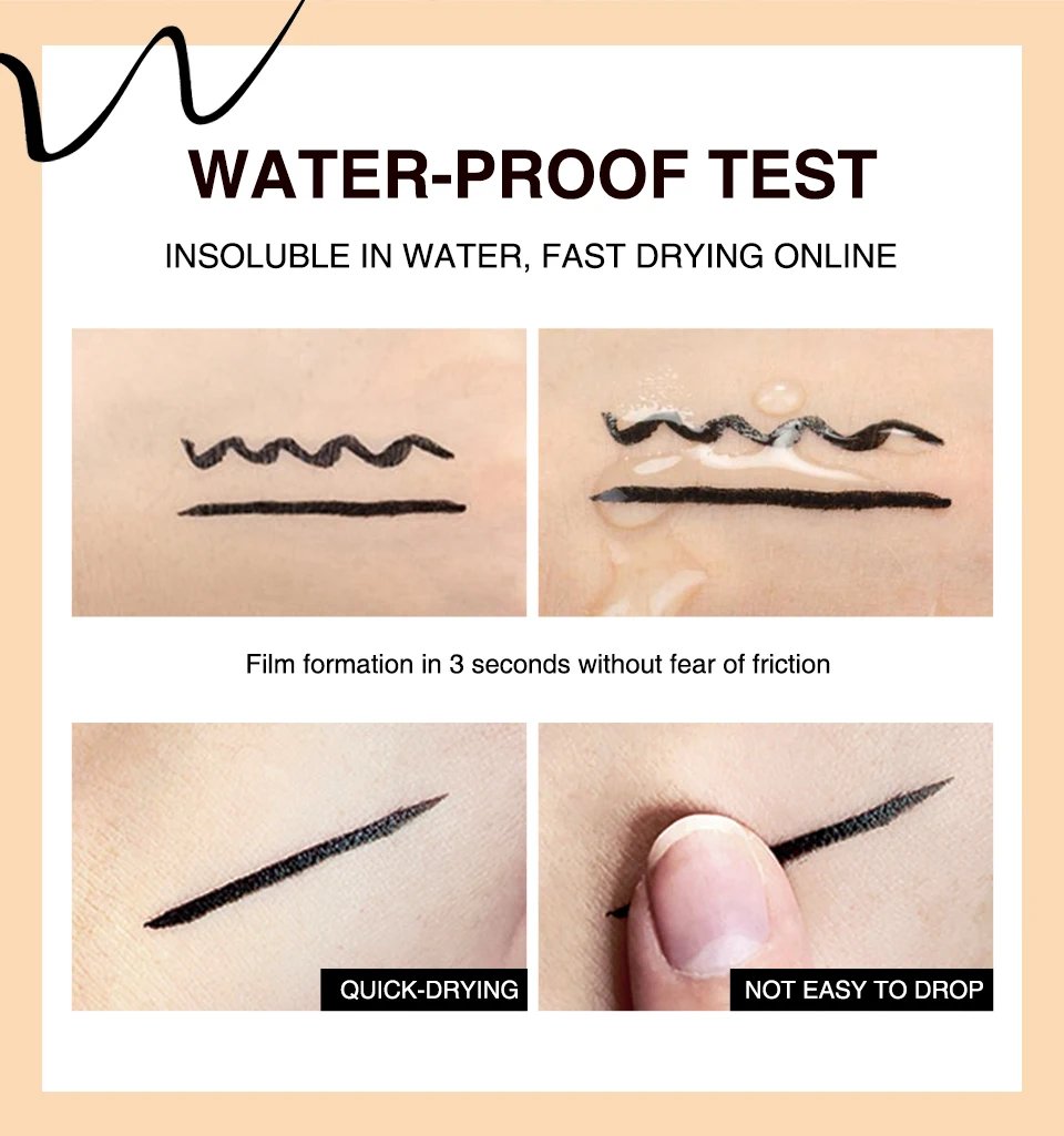 O.TWO.O Eyeliner Stamp Black Liquid Eyeliner Pen Waterproof Fast Dry Double-ended Eye Liner Pencil Make-up for Women Cosmetics O.TWO.O Eyeliner Stamp Black Liquid Eyeliner Pen Waterproof Fast Dry Double-ended Eye Liner Pencil Make-up for Women Cosmetics