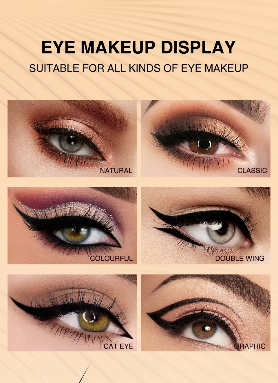 O.TWO.O Eyeliner Stamp Black Liquid Eyeliner Pen Waterproof Fast Dry Double-ended Eye Liner Pencil Make-up for Women Cosmetics O.TWO.O Eyeliner Stamp Black Liquid Eyeliner Pen Waterproof Fast Dry Double-ended Eye Liner Pencil Make-up for Women Cosmetics
