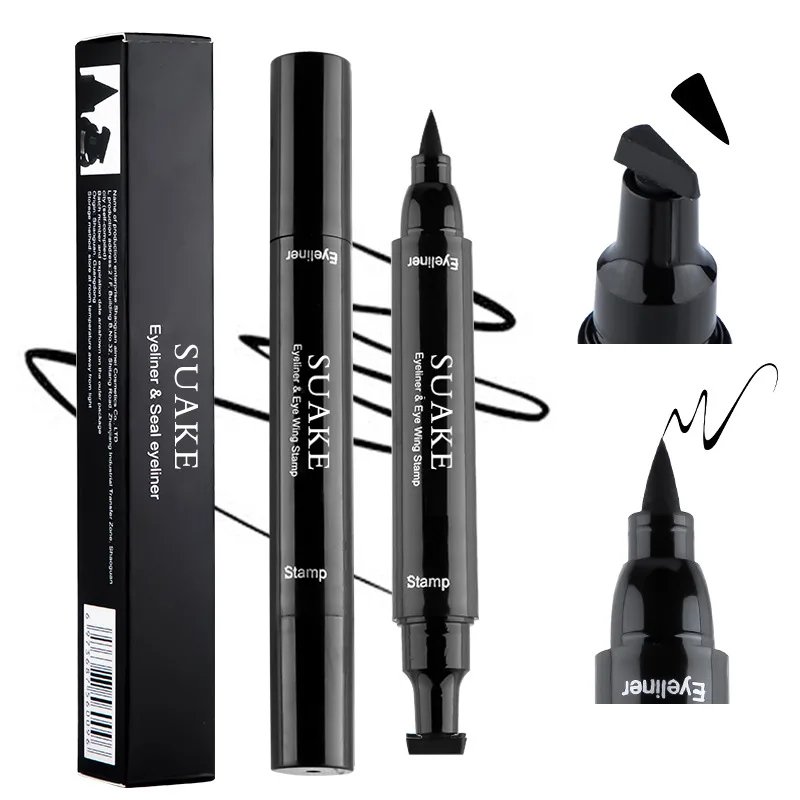Liquid Eyeliner Stamp Marker Pen Waterproof Long Lasting Double-ended Cosmetic Makeup Eye Liner Liquid Eyeliner Stamp Marker Pen Waterproof Long Lasting Double-ended Cosmetic Makeup Eye Liner