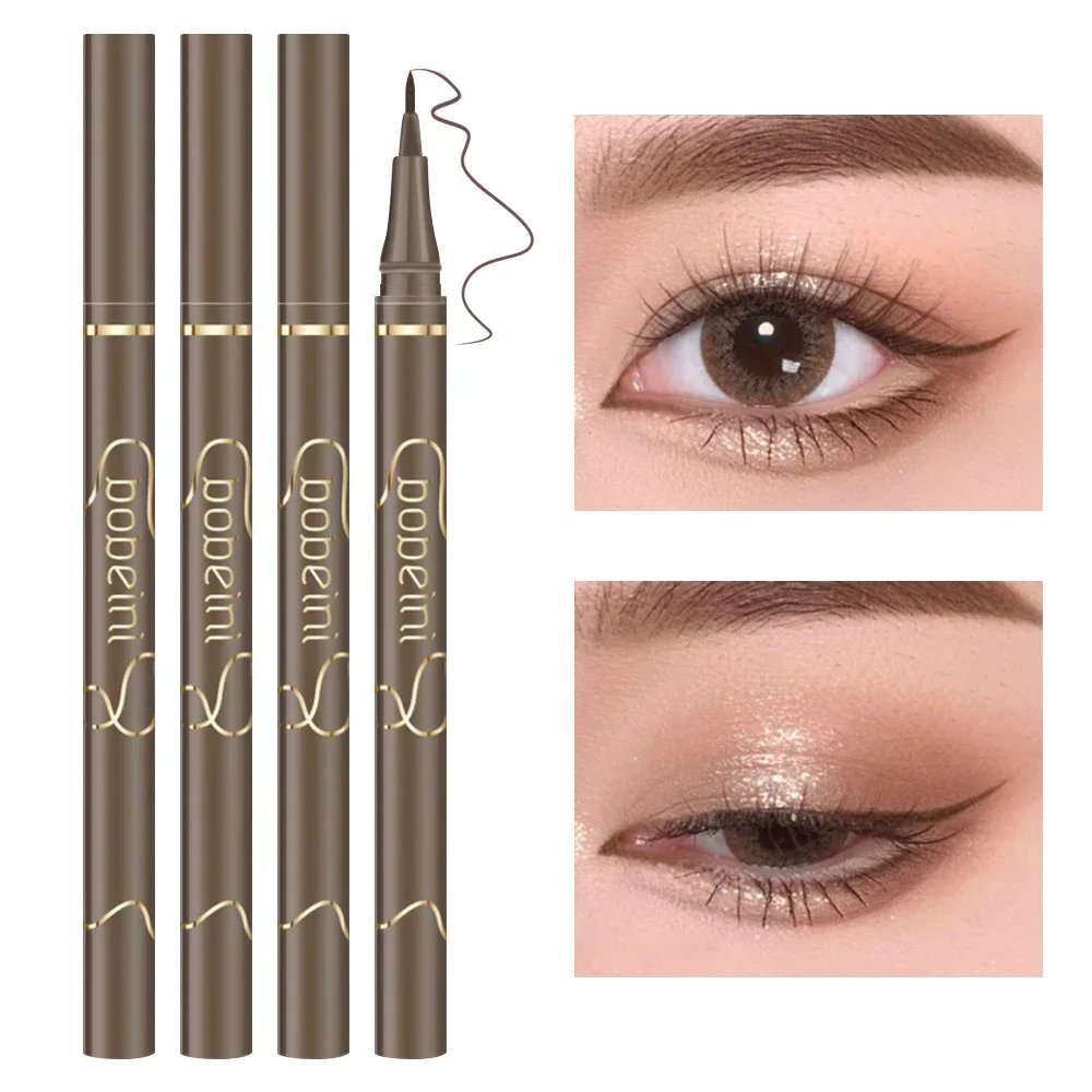 Waterproof Quick Dry Liquid Eyeliner Pen Lasting Lying Silkworm Eyeliner Pencil Ultra-fine Matte Black Brown Beauty Eyes Makeup Waterproof Quick Dry Liquid Eyeliner Pen Lasting Lying Silkworm Eyeliner Pencil Ultra-fine Matte Black Brown Beauty Eyes Makeup