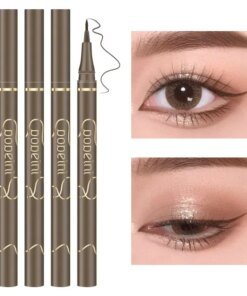 Alternative view of Waterproof Quick Dry Liquid Eyeliner Pen Lasting Lying Silkworm Eyeliner Pencil Ultra-fine Matte Black Brown Beauty Eyes Makeup