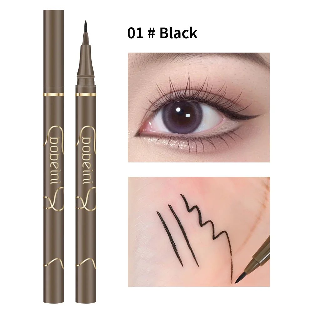 Waterproof Quick Dry Liquid Eyeliner Pen Lasting Lying Silkworm Eyeliner Pencil Ultra-fine Matte Black Brown Beauty Eyes Makeup Waterproof Quick Dry Liquid Eyeliner Pen Lasting Lying Silkworm Eyeliner Pencil Ultra-fine Matte Black Brown Beauty Eyes Makeup