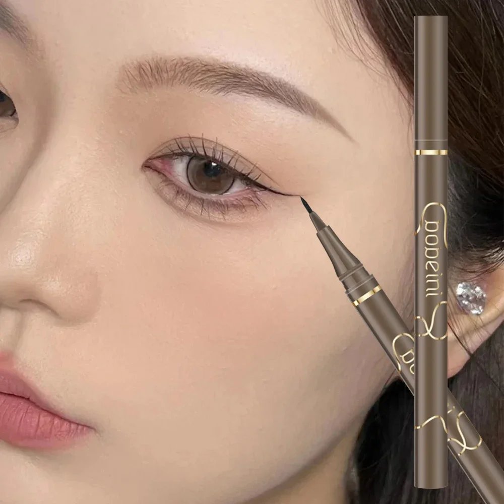 Waterproof Quick Dry Liquid Eyeliner Pen Lasting Lying Silkworm Eyeliner Pencil Ultra-fine Matte Black Brown Beauty Eyes Makeup Waterproof Quick Dry Liquid Eyeliner Pen Lasting Lying Silkworm Eyeliner Pencil Ultra-fine Matte Black Brown Beauty Eyes Makeup